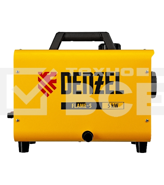 Дизельная тепловая портативная пушка Denzel Flame-5, 5кВт, 300м3/ч, непр.наг., циф. терм.