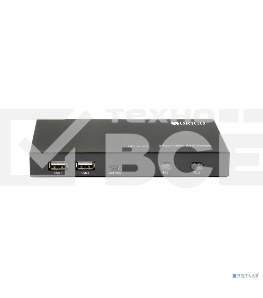KVM-переключатель 2-портовый ORIGO OKVM210H/A1A с портами HDMI и USB