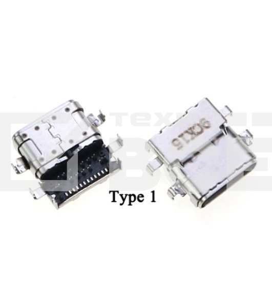 Разъем USB TYPE-C для ноутбука Lenovo ThinkPad E480 E485 E580 E585 R480 E590 VER-1 (9CK15)