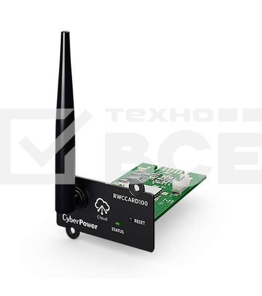 Карта облачного мониторинга Cloud monitoring card CyberPower RWCCARD100 NEW для 1ф устройств, беспроводная, Wi-Fi