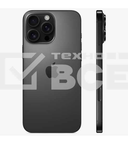 Смартфон Apple iPhone 16 Pro Max, 8/256Gb, черный титан