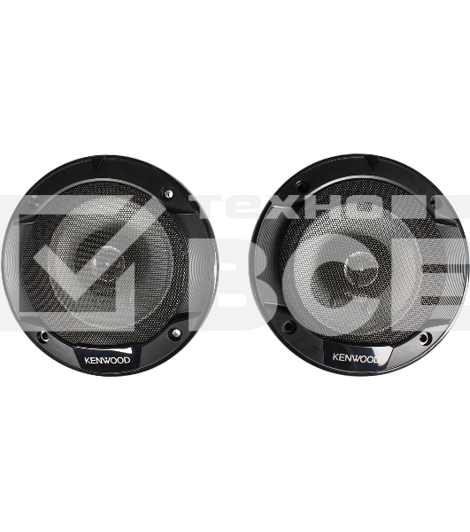 Колонки автомобильные Kenwood KFC-S1366 260Вт 89дБ 4Ом 13см (5дюйм) (ком.:2кол.) коаксиальные двухполосные
