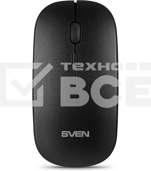 Мышь беспроводная SVEN RX-565SW темно-серый, 1600 dpi, радиоканал, USB, кнопки - 4