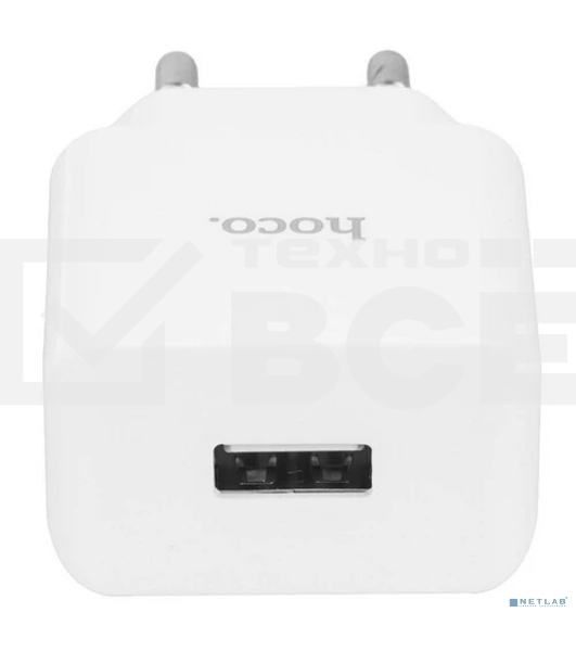 Сетевое зарядное устройство HOCO C106A/Сетевое ЗУ/1 USB/Выход: 10.5W/White