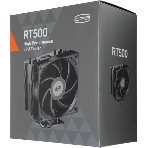 Кулер для процессора PCCooler RT500 BK (240W, 4-pin PWM, LED temp., 152мм, Al/Cu, 5x6мм, 1x120мм, 73.32CFM, 34.9dBA, 2200RPM, S: 1851/1700/1200/115X, AM5/AM4, черный), фото7