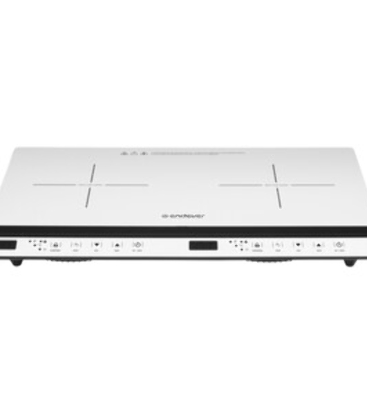 Плита настольная электрическая Endever Skyline IP-69 белый, 3.1 кВт, индукция, конфорки - 2, стеклокерамика, сенсор