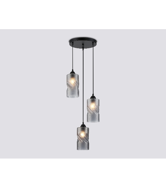 Светильник Ambrella light TR3414/3 BK черный E27/3 max 60W D320*1000