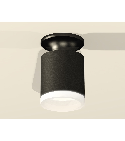 Светильник Ambrella Light XS6302110 SBK/PBK/FR черный песок/черный полированный/белый матовый MR16 GU5.3 (N6902, C6302, N6245)