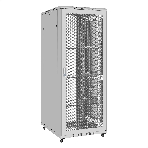 Шкаф телекоммуникационный 19' напольный 42U ExeGate EC-FS-42U.800.1000.V.V.GREY (19”, 42U, 800x1000x2054mm (ШхГхВ), передняя перфорированная дверь, задняя двойная перфорированная дверь, съемные боковые панели, пыле- и влагозащита IP20, встроенный вентиляционный модуль, 1 полка в комплекте, светло-серый RAL 7035, 3 коробки), фото17