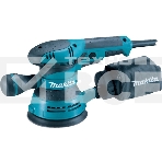 Эксцентриковая шлифовальная машина Makita BO5040 ЭШМ,300Вт,ф125мм,12000об\м,ампл-2.8мм,1.4кг,кор,п\сборник,доп.рукоятка, фото 1
