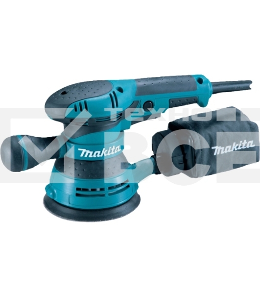 Эксцентриковая шлифовальная машина Makita BO5040 ЭШМ,300Вт,ф125мм,12000об\м,ампл-2.8мм,1.4кг,кор,п\сборник,доп.рукоятка