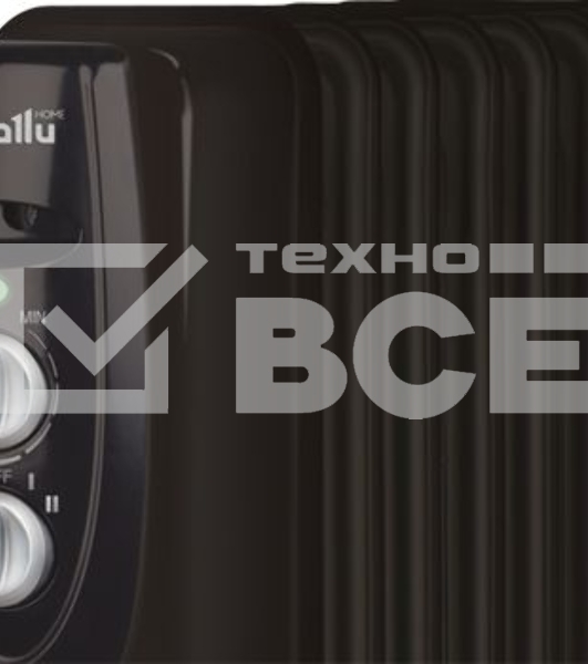Радиатор масляный Ballu Classic BOH/CL-07BRN 1500Вт черный