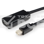 Переходник miniDisplayPort - DisplayPort, Cablexpert A-mDPM-DPF-001, 20M/20F, длина 16см, черный, пакет, фото6