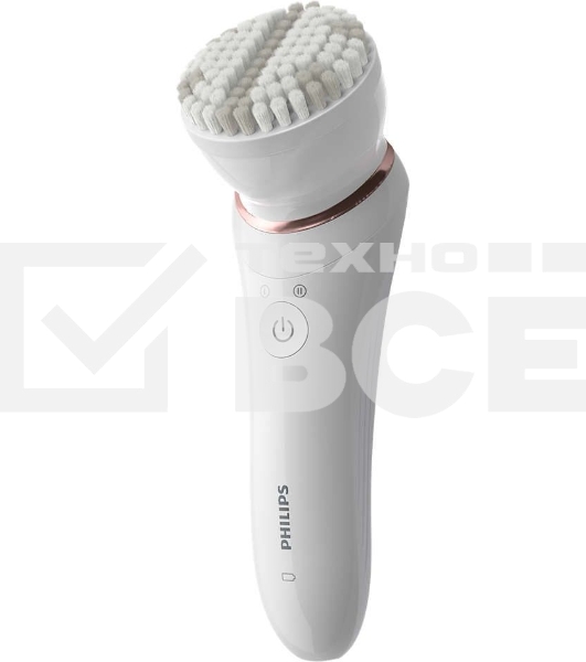 Эпилятор Philips BRE740/10 скор.:2 насад.:8 от аккум. белый