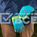 Перчатки садовые на липучке, силиконовое нанесение, размер 7, Luxe Palisad, фото2