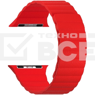 Кожаный ремешок для Apple Watch 38/40 mm LYAMBDA POLLUX DSP-24-40-RD Red