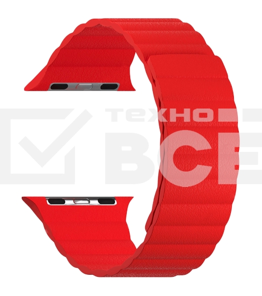 Кожаный ремешок для Apple Watch 38/40 mm LYAMBDA POLLUX DSP-24-40-RD Red