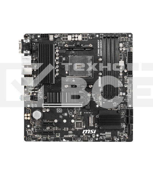 Материнская плата MSI B550M PRO-VDH, AM4, AMD B550, 4xDDR4, 4xSATA, 2xM.2, 1xPCI-E 4.0 x16, 2xPCI-E x1, 1xDP, 1xHDMI, 1xVGA, 1x 1Gb LAN, 2xUSB 2.0, 4xUSB 3.2 Gen 1, 3x3.5 мм, 7.1, Micro-ATX