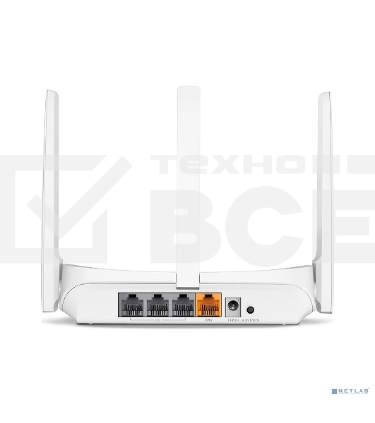 Маршрутизатор Mercusys MW305R Wi-Fi роутер 300 Мбит/с 2,4 ГГц, 1 порт WAN 10/100 Мбит/с + 4 порта LAN 10/100 Мбит/с, 2 фиксированные антенны