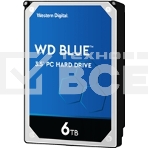 Жесткий диск Western Digital SATA 6TB 6GB/S 256MB BLUE WD60EZAX WDC, фото2