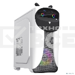 Компьютерный корпус GameMax Cute OWL, без БП (Midi Tower, ., 1*USB3.0 + 2*USB2.0, 2*120мм), Черный/белый, фото4