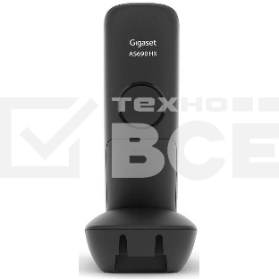 Дополнительная трубка Dect Gigaset AS690HX черный для AS690