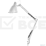 Светильник настольный Camelion KD-335 C01 белый с метал. струбциной, 230V, 40W, E27, фото2