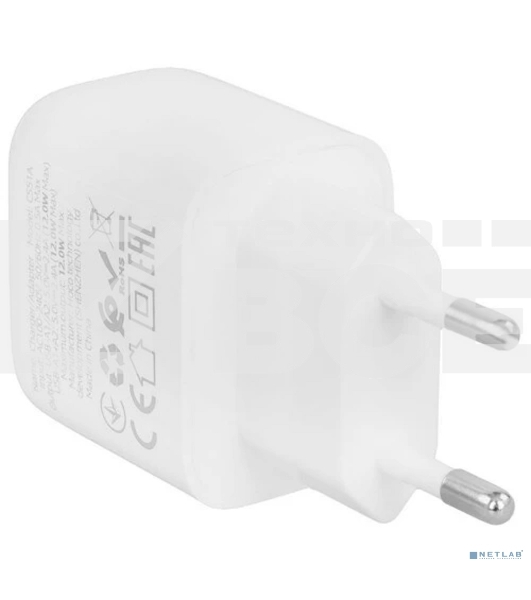 Сетевое зарядное устройство HOCO CS51A/Сетевое ЗУ/2 USB/Выход: 12W/белый