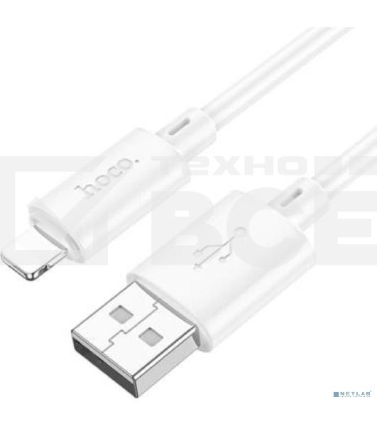 Кабель USB HOCO X88 Lightning/ 1m/ 2.4A/ White