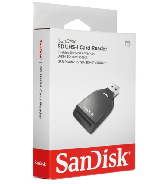 Кард-ридер SanDisk SDDR-C531-GNANN/черный/SD,SDHC,SDXC,microSD,microSDHC/microSDXC/USB 3.2 Gen 1/пластик