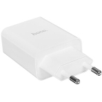 Сетевое зарядное устройство с дисплеем Hoco 18Вт, 3А, QC3.0/PD, 1хUSB, 1хType-C, C100A, белый, коробка, фото8