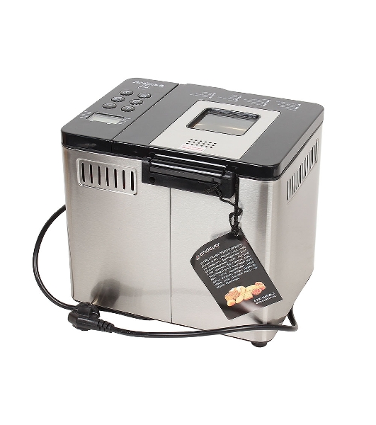 Хлебопечка Endever Skyline MB-54, стальной, мощность 750Вт, LED дисплей,19 автопрограмм