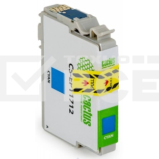 Картридж струйный Cactus CS-EPT1712 17XL голубой (10 мл) для Epson Expression Home XP-33/103/203/207/303/306/403/406