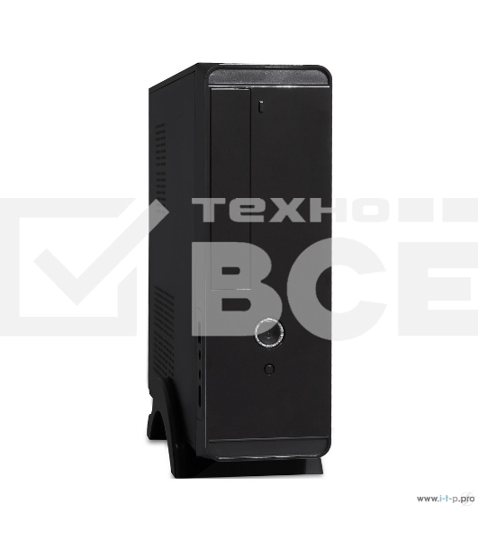 Компьютерный корпус MiniITX Exegate MI-209 Black, miniITX/mATX, <M400, 80mm>, 2*USB, Audio