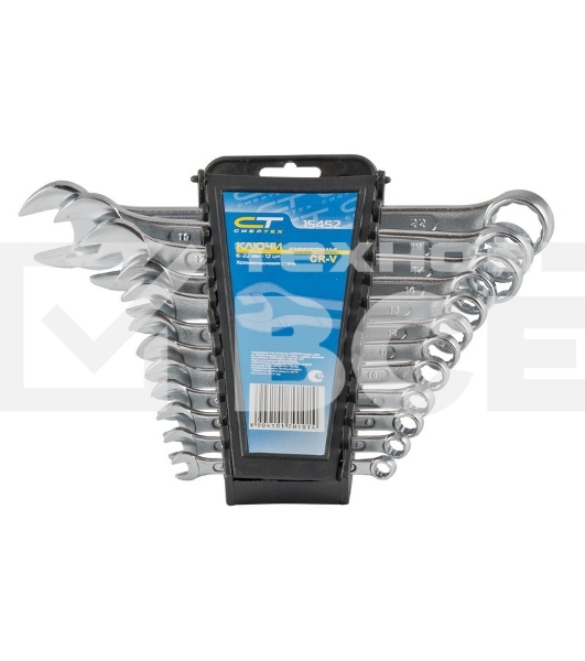 Набор комбинированных ключей СИБРТЕХ 15452 (6 - 22 мм)12 шт.