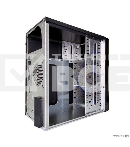 Компьютерный корпус Exegate EX277437RUS Minitower MA-371X Black 500W, mATX <UN500, 120mm> 2*USB+2*USB3.0, Audio
