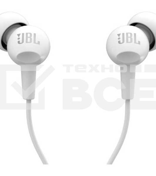 Наушники JBL C100SIU белый