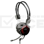 Гарнитура SVEN AP-540 с регулятором громкости черный/красный, фото5