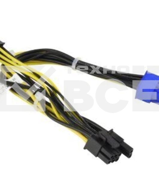 Кабель Supermicro cable GPU,2x4F/CPU to two (2x3F+2x1F)/PCIe,P4.2, 20CM,16/20A
