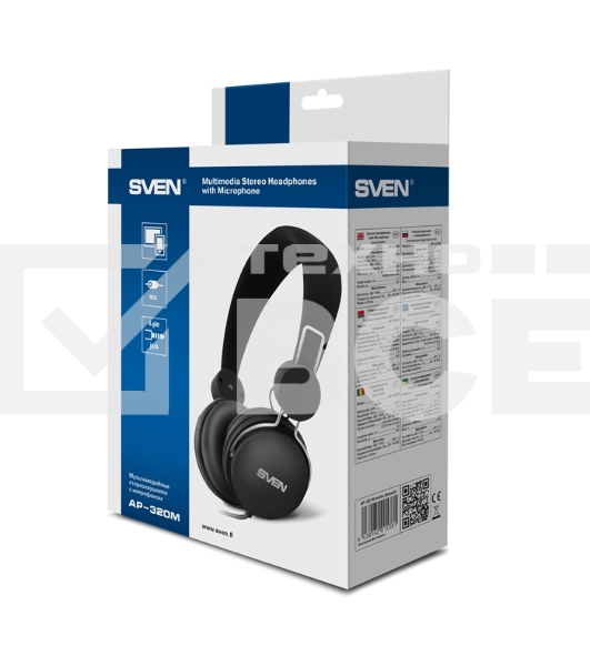 Наушники SVEN AP-320Mчерный микрофон