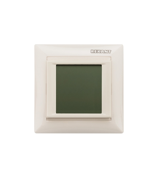 Терморегулятор сенсорный Rexant RX-419B, бежевый. совместим с Legrand серии Valena