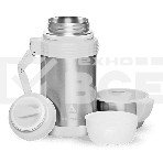 Термос Арктика, 205-1000, универсальная пробка, 1 л, с ручкой + чашка, холод/тепло 20 ч, фото2