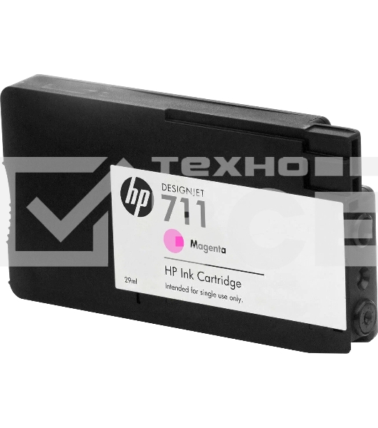Картридж струйный HP №711 CZ135A пурпурный x3уп. для HP DJ T120/T520