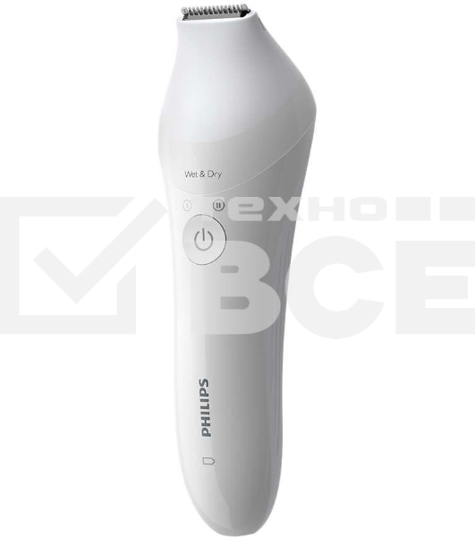 Эпилятор Philips BRE740/10 скор.:2 насад.:8 от аккум. белый