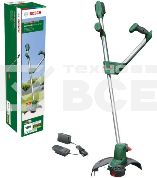 Триммер электрический Bosch UniversalGrassCut 18V-26 аккум. неразбор.штан. реж.эл.:леска