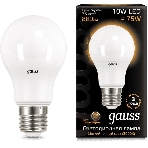 Лампа светодиодная GAUSS 102502110 LED A60 10W E27 880lm 3000K 1/10/50, фото2