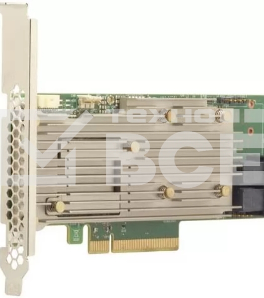 Контроллер LSI HBA 9460-8i SGL, 8-port int., 12Gb/s, SAS/SATA/PCIe (NVMe), RAID 0/1/5/6/10/50/60, Cache 2Gb DDR4, PCIe 3.1