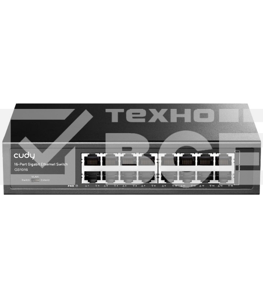 Коммутатор Cudy GS1016 (L2) 16x1Гбит/с неуправляемый