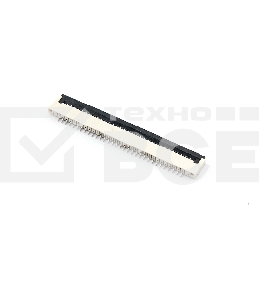 Разъем FPC Flip-Lock 1010-32RLGF 32 pin высота 1мм шаг 1мм
