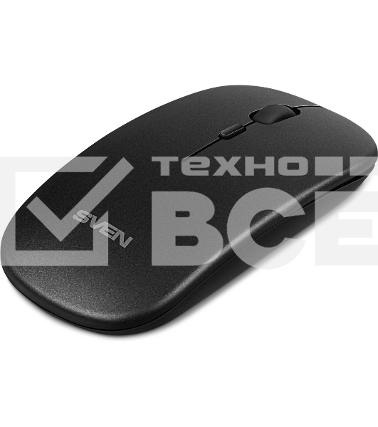 Мышь беспроводная SVEN RX-565SW темно-серый, 1600 dpi, радиоканал, USB, кнопки - 4